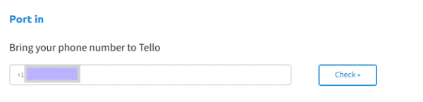 TelloのPort In画面