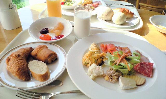 バイキングのホテル朝食
