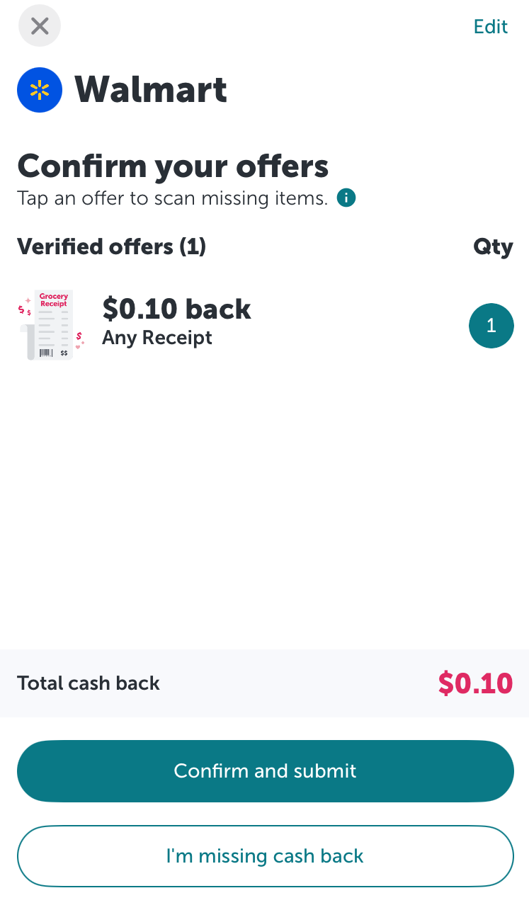 Ibottaのオファー確認画面