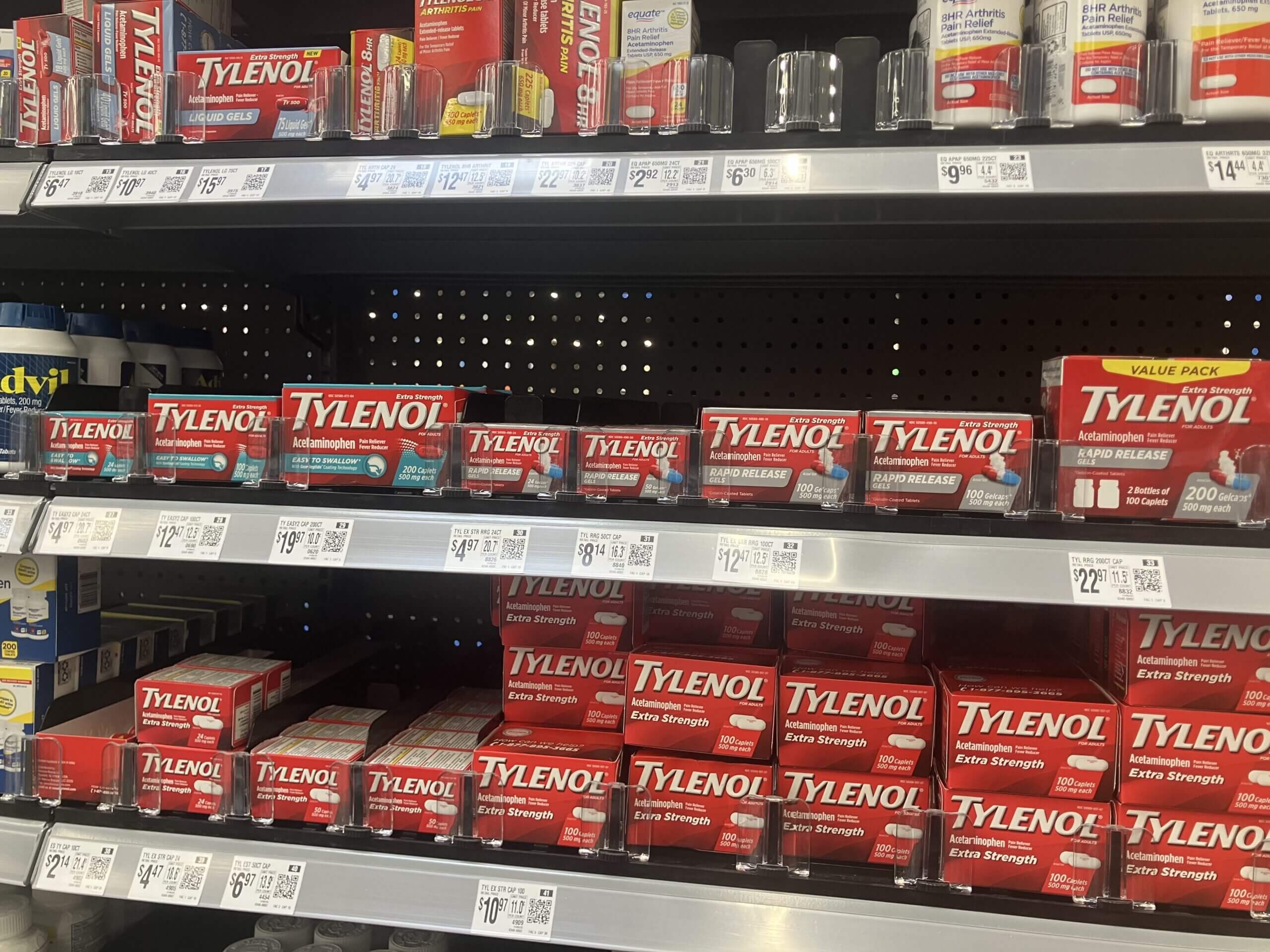 Tylenol（タイレノール）売り場写真