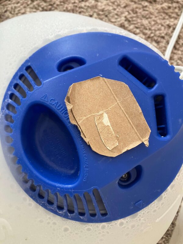 Vicks Warm Steam加湿器の遮光