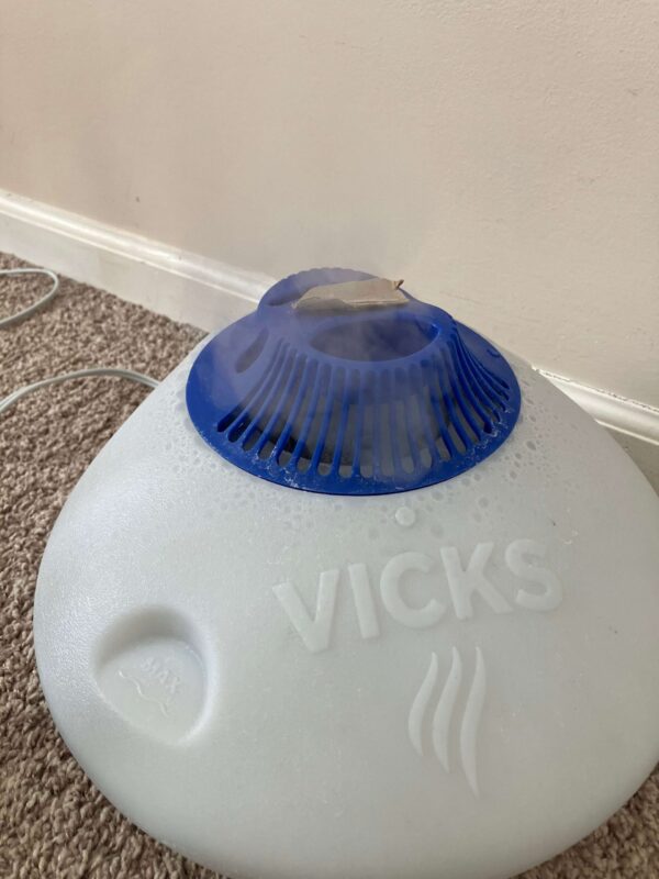 Vicks Warm Steam加湿器の蒸気