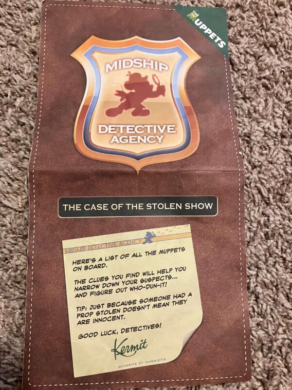 ディズニークルーズのmidship detective agency