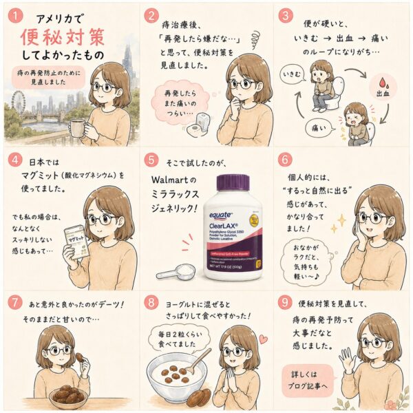 アメリカ便秘対策漫画
