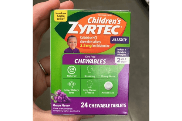 ジルテック（Zyrtec）子ども用チュアブル